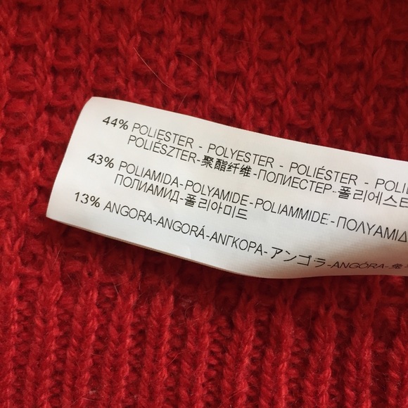 Zara red oversized slouchy sweater Small - Picture 4 of 6
